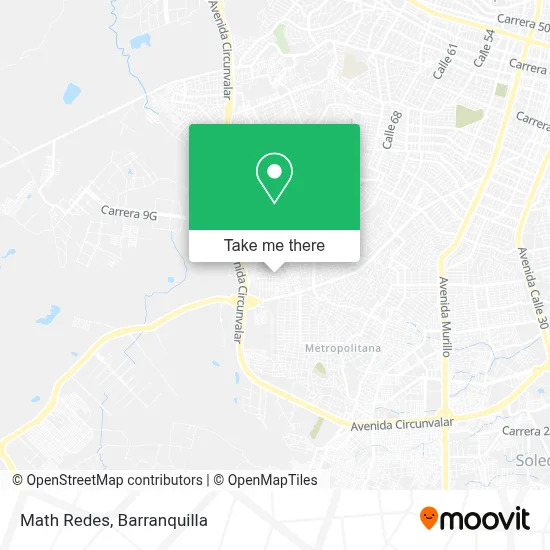 Math Redes map