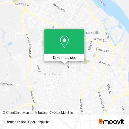 Fasionested map