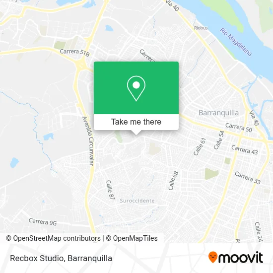 Recbox Studio map