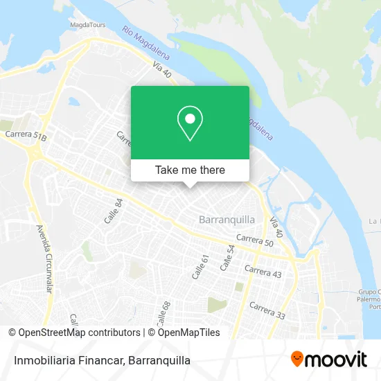 Inmobiliaria Financar map