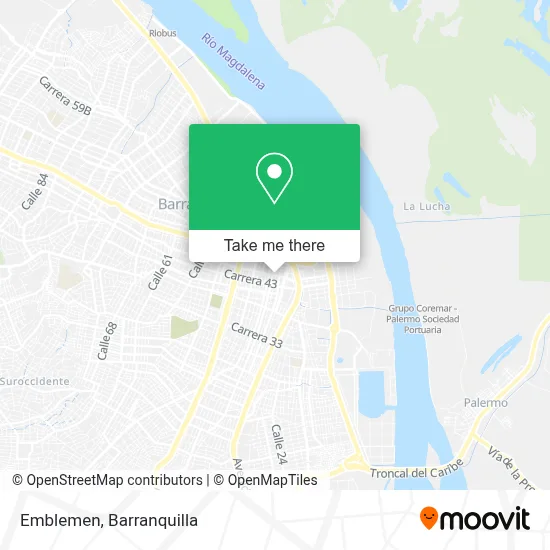 Emblemen map