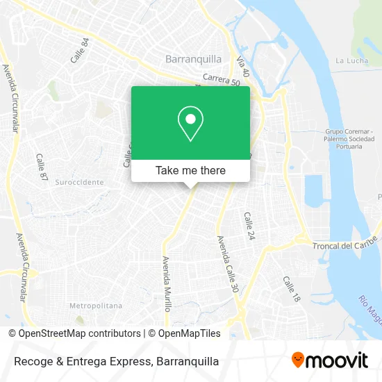 Recoge & Entrega Express map