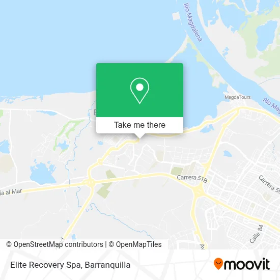 Elite Recovery Spa map