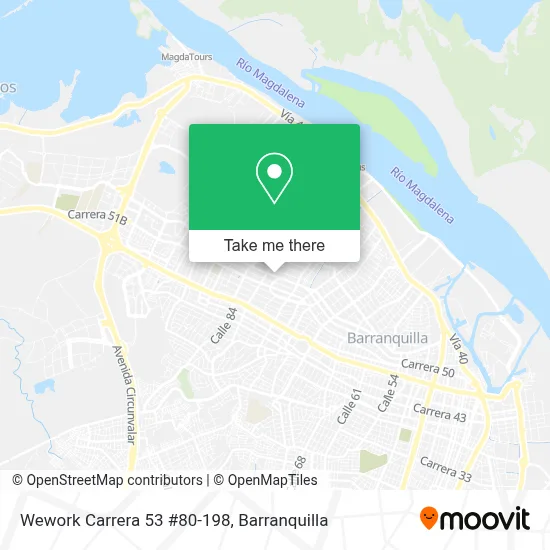 Wework Carrera 53 #80-198 map