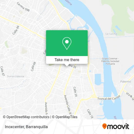 Inoxcenter map
