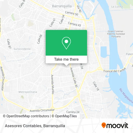 Asesores Contables map