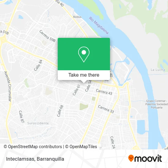 Inteclamsas map