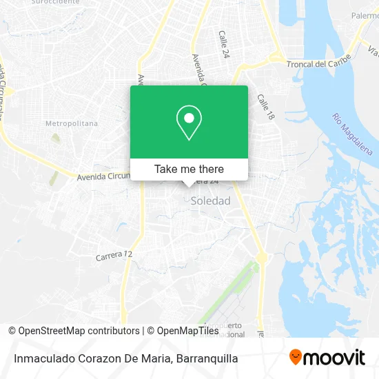 Inmaculado Corazon De Maria map