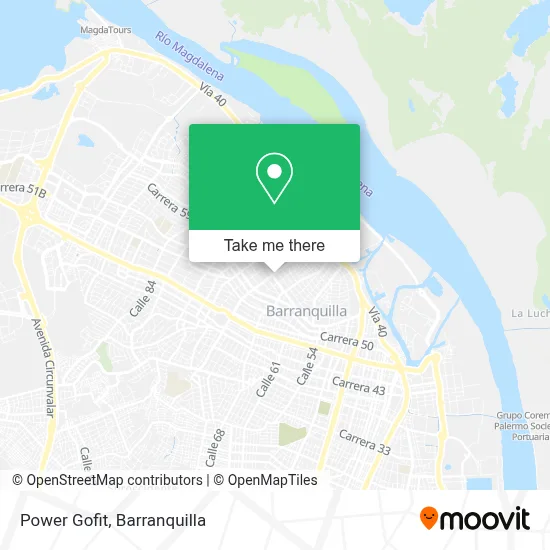 Power Gofit map