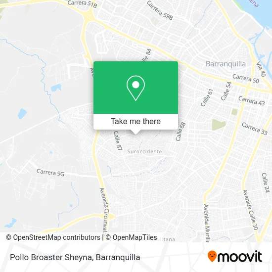 Pollo Broaster Sheyna map