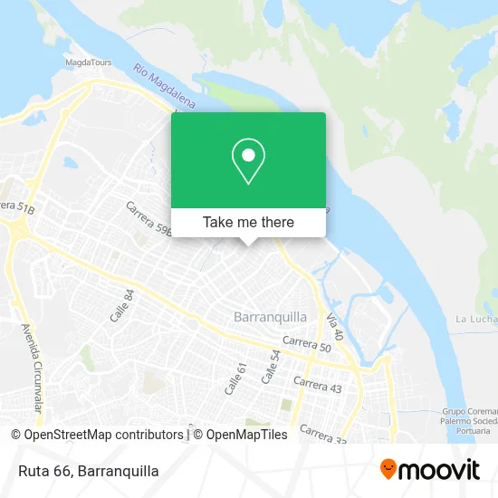 Ruta 66 map