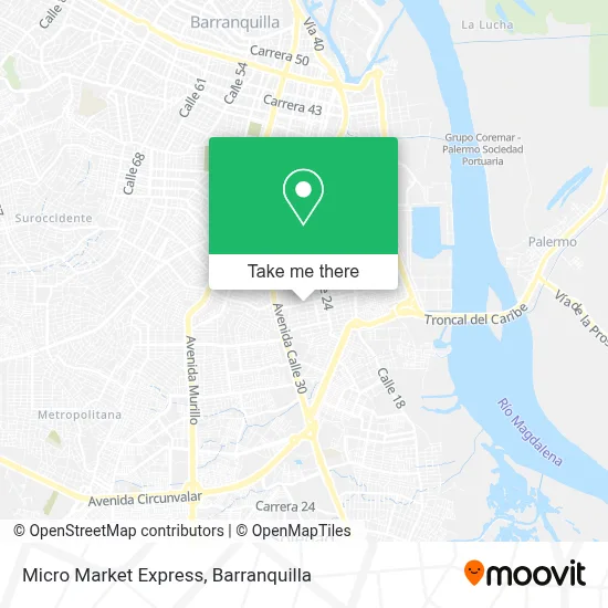 Micro Market Express map