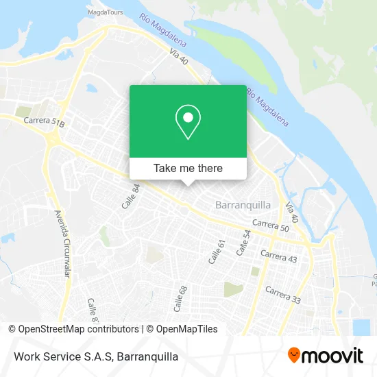 Work Service S.A.S map