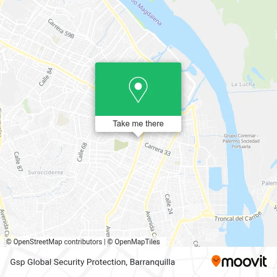 Gsp Global Security Protection map