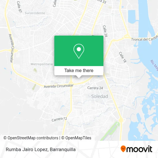 Rumba Jairo Lopez map