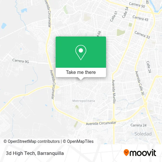 3d High Tech map