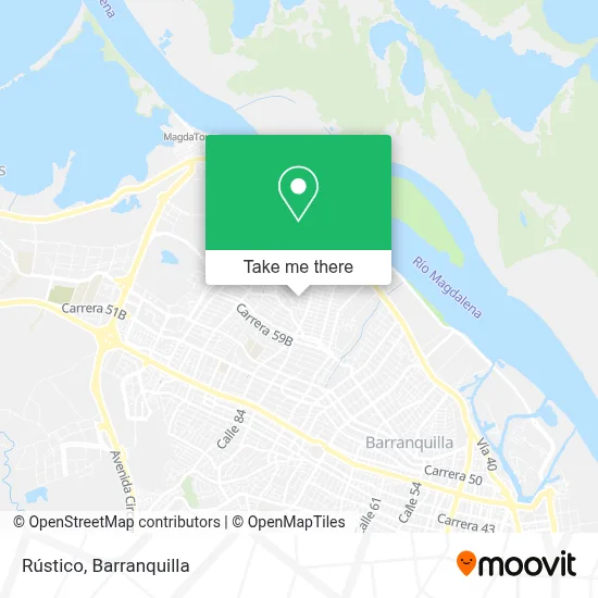 Rústico map