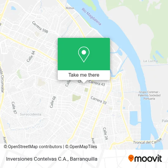 Inversiones Contelvas C.A. map
