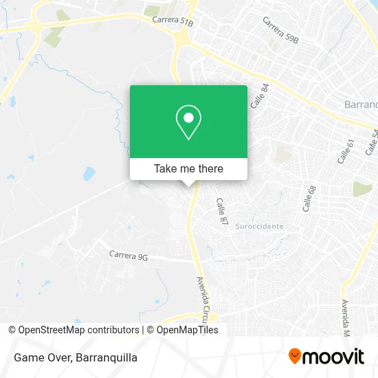 Game Over map