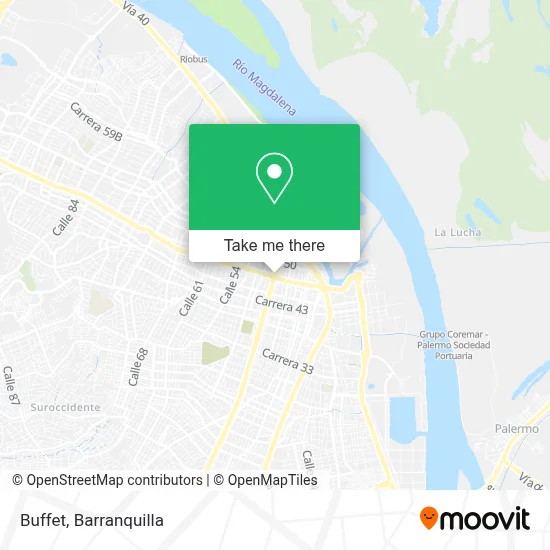 Buffet map