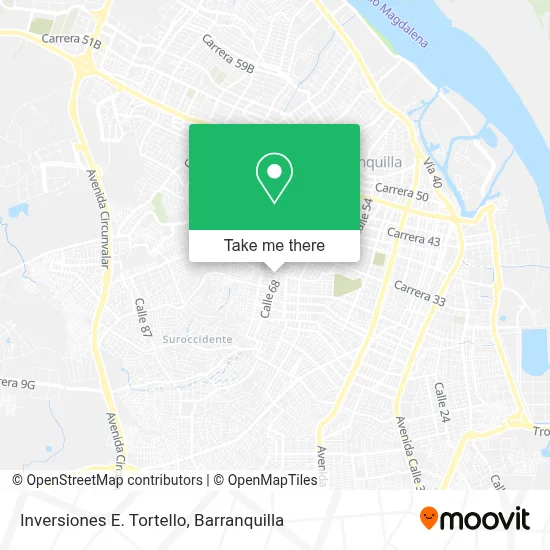Inversiones E. Tortello map