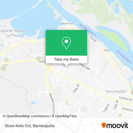 Store Keto Col map