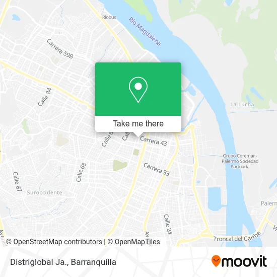 Distriglobal Ja. map