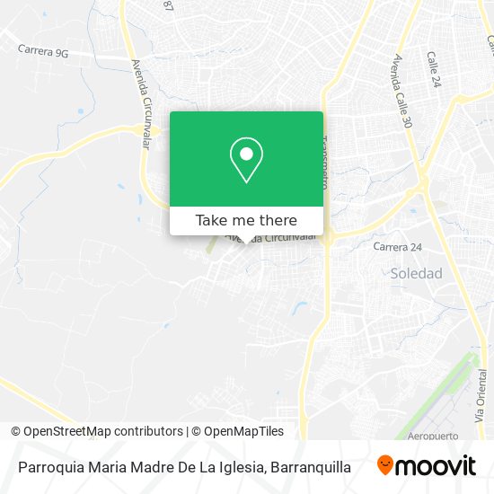 Parroquia Maria Madre De La Iglesia map