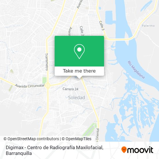 Digimax - Centro de Radiografía Maxilofacial map
