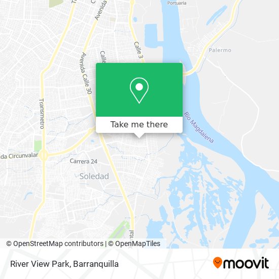 River View Park map