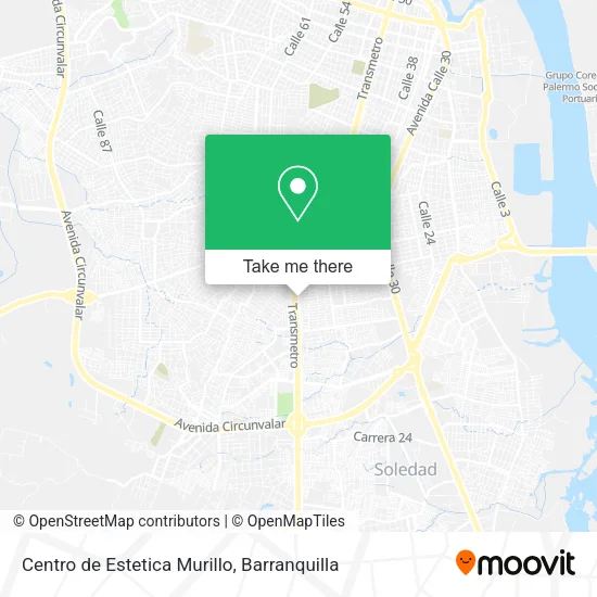 Mapa de Centro de Estetica Murillo