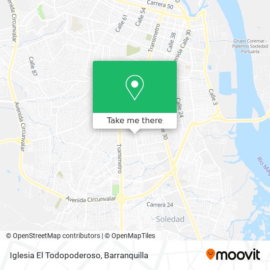 Iglesia El Todopoderoso map