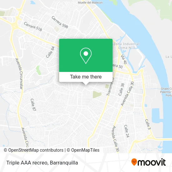 Triple AAA recreo map