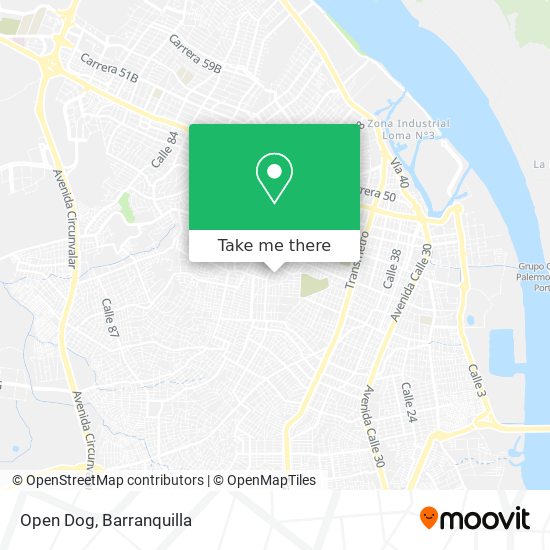 Open Dog map