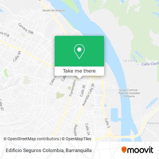 Edificio Seguros Colombia map