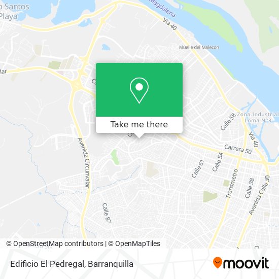 Edificio El Pedregal map