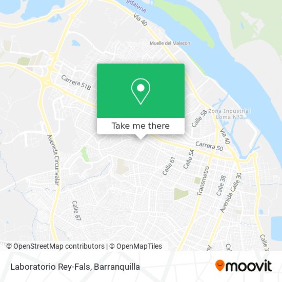 Laboratorio Rey-Fals map