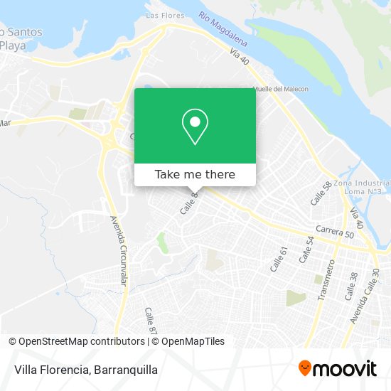 Mapa de Villa Florencia