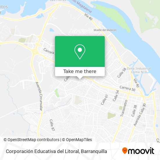 Corporación Educativa del Litoral map