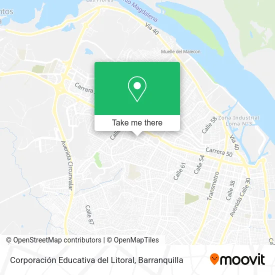 Corporación Educativa del Litoral map