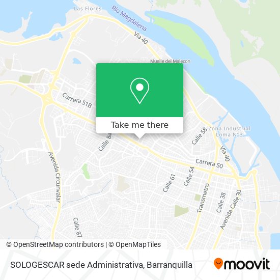 SOLOGESCAR sede Administrativa map