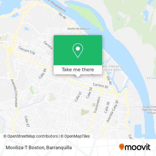 Moviliza-T Boston map