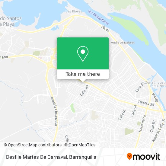 Desfile Martes De Carnaval map