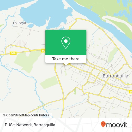 PUSH Network map