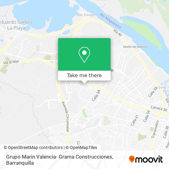 Grupo Marin Valencia- Grama Construcciones map