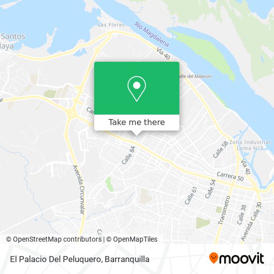 Mapa de El Palacio Del Peluquero