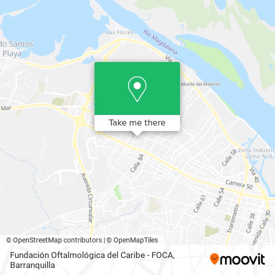 Fundación Oftalmológica del Caribe - FOCA map