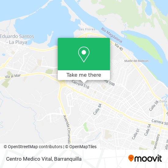 Centro Medico Vital map
