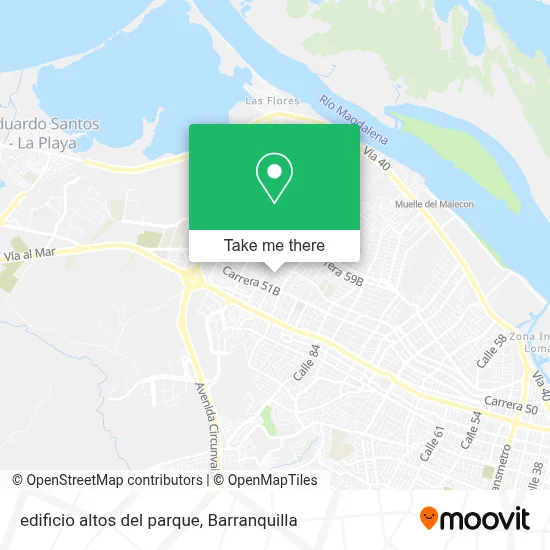 edificio altos del parque map