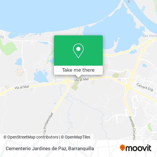 Mapa de Cementerio Jardines de Paz